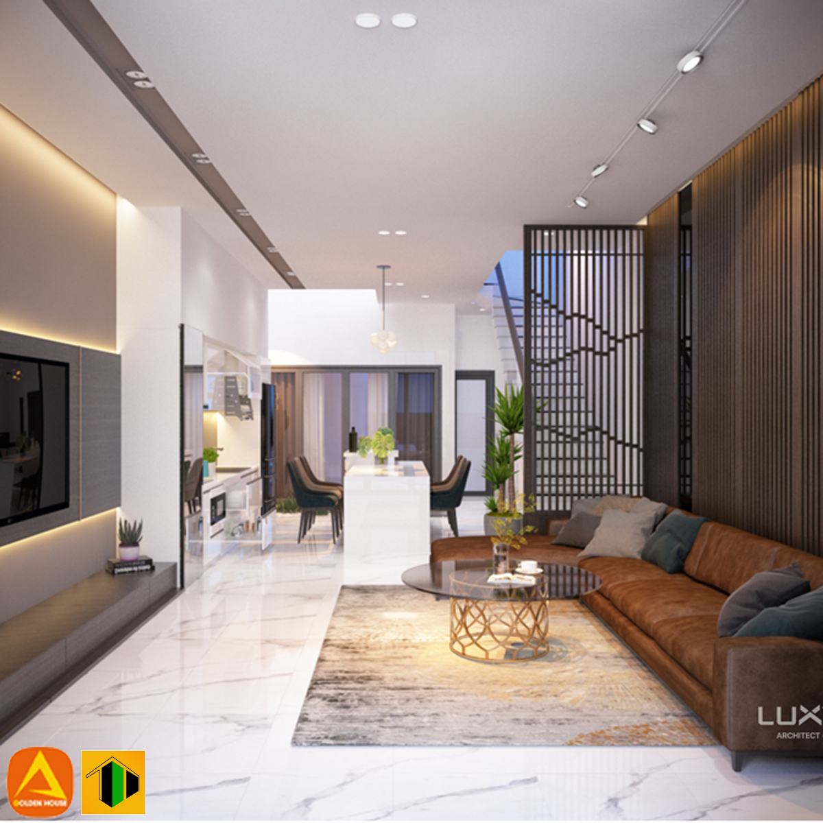 THIẾT KẾ NỘI THẤT PHÒNG KHÁCH